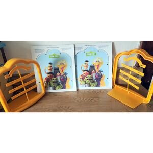 NOS The Muppet’s Sesame Street Characters Bookends Set 1980 See Pictures